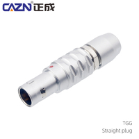 Conector Circular Macho FGG Serie 3B de 2-30 Pines, Cable de Conexión FGG.3B.308.CLAD72Z