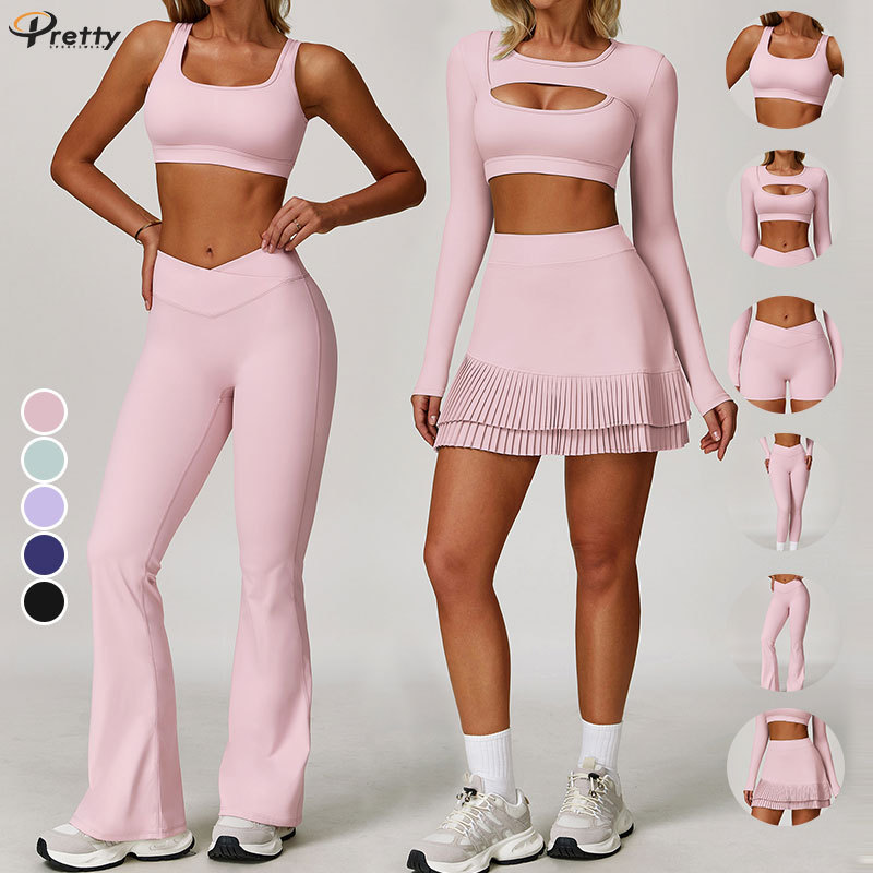Nude Feel Yoga Set High Waist