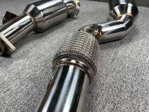 Nuevo Tubo de Escape de Acero Inoxidable <span class=keywords><strong>Starcar</strong></span> para X3M X4M S58 3.0T, 1.5mm, Acabado Cepillado - Product Image 4