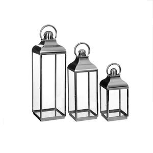 Prix de gros direct d'usine Fabricant de haute lanterne en métal tendance décorative pour la maison Métal et verre - Product Image 3