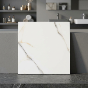 Aramani Mellow Granite Look 600x600mm Glossy Porcelain Tiles Grey Luxury Interior Flooring Design - Product Image 5
