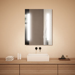 Hotel Wall Mounted Smart Rectangle IP44 Modern Illuminated Fogless Mirror for Salon and <b>Bedroom</b> Use - Product Image 6
