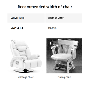 แผ่นหมุนเสริมแรง KOYO คุณภาพญี่ปุ่น รุ่น P15-SWIVEL RR(BK) - Product Image 3