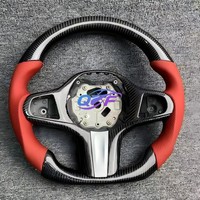 Volant de voiture LED en fibre de carbone pour BMW G30 G20 G01 G02 G05 G06 G07 M4 M5 F90 M8 X3 X4 X5 X6 F40 F44 F97 F98 F95 F96 G11 G12
