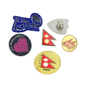 New Trend Product Custom Logo Metal Crafts Advertising Button Badges Tinplate Printed Cmyk Print Lapel Pins Badge