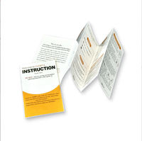 Brochures en carton personnalisées en gros, impression de dépliants promotionnels, impression offset couleur CMYK, plastification