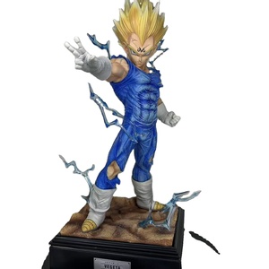 Figura de Acción de Anime Super Saiyan de 30 cm, Estilo Nuevo, Figura de Acción de <span class=keywords><strong>Vegeta</strong></span> de Alta Calidad con Efecto de Rayo, Juguete de Anime - Product Image 1