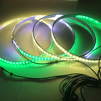 2 feux de roue led, appareil à dents bleues, éclairage de jante pour valve de pneu de voiture, RGB