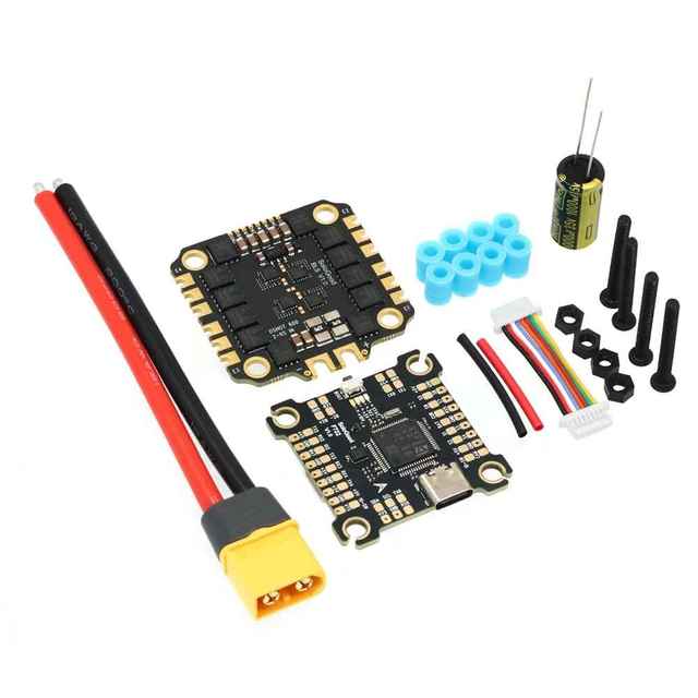 F722 60A Stack ICM42688P F722 Flight Controller BLHELI_S 60A 4in1 ESC 30.5X30.5mm 2-6S for FPV Freestyle Drones Parts