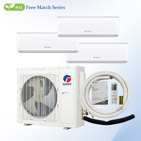 Climatiseurs Centraux Multi-Split Flexibles Gree Free Match AC 1 Extérieur 3 Ventilo-convecteurs Installation HVAC Simplifiée 28K Btu