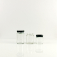 Bocaux en verre de 100-500g pour aliments, bocaux de conserve, bocaux à miel, bocaux à confiture, bocaux à cornichons, bocaux à gelée, bocaux Mason avec couvercles à vis