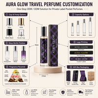 Parfum pour femme personnalisable en usine, marque privée, format voyage mini, spray de parfum aux huiles essentielles naturelles, OEM ODM, vente en gros en vrac