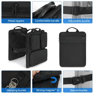 Sac de rangement pliable <span class=keywords><strong>en</strong></span> polyester imprimé pour bagages, avec fermeture éclair, sangle réglable, grande capacité (3655L), léger et durable - Product Image 6