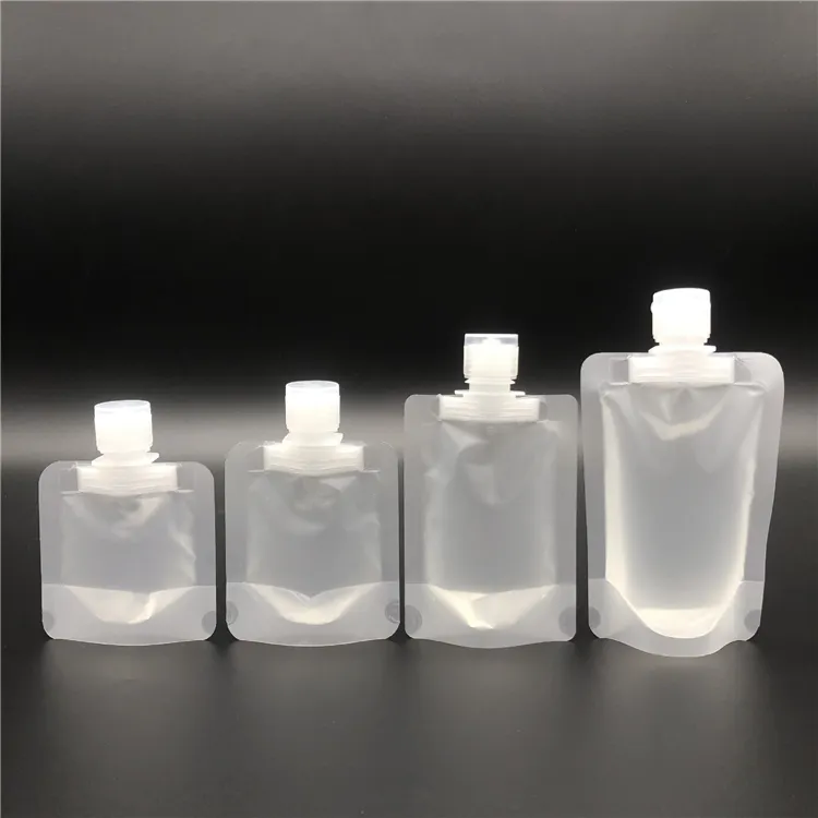 IBELONG-bolsa personalizada de plástico reutilizable, con tapa abatible para embalaje de cosméticos, 30ml, 50ml, 100ml