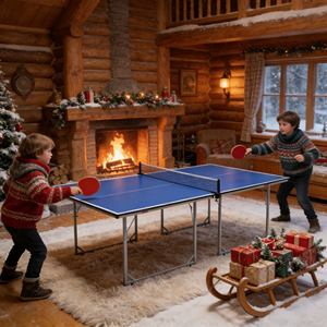 Table de tennis de table professionnelle en gros d'usine, table de tennis de table professionnelle pour camp d'entraînement, plateau hautement élastique, jeu stable - Product Image 3