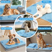 Couverture rafraîchissante lavable pour chiens, tapis de couchage rafraîchissant pour animaux de compagnie, pour cage, sol et voiture - Vente en gros usine