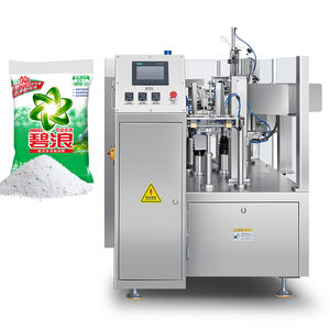 Automatic Detergent Powder Filling and Sealing Machine 500g 1kg Horizontal Detergent Powder Weighing Filling Machine