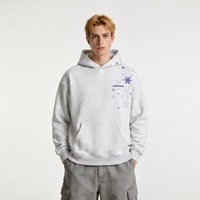 Sweat-shirt à capuche unisexe brodé flocon de neige, décontracté d'hiver, pour couple, streetwear, vente en gros