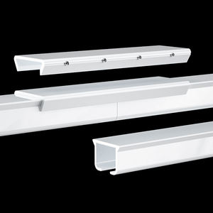 Connecteur de rail droit pour fenêtre et rideau, connecteur d'angle de rail en aluminium - Product Image 1
