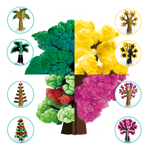 Nghệ Thuật Thủ Công Kit ma thuật phát triển Sakura cây giấy cây đầy màu sắc tự làm pha lê phát triển kit đồ trang trí trang trí - Product Image 6