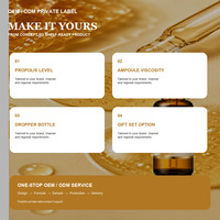 Sérum Éclat à la Propolis et Niacinamide – Répare la Barrière Cutanée, Hydratant, Ampoule Réparatrice, Essence Éclaircissante Anti-Âge pour le Visage