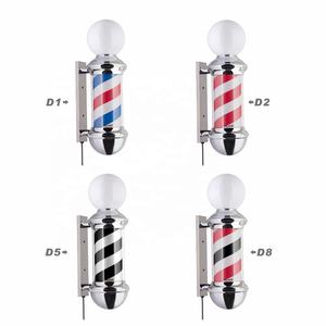 73CM/ 28.7 "Rotation Étanche À L'eau 2 Lumière Barber Pole Spinning Stripes Salon <span class=keywords><strong>De</strong></span> Coiffure Signe Ouvert - Product Image 5