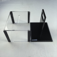 Boîte de rangement pour jetons en acrylique de haute qualité Qinlong, 600 pièces emballées avec étui de transport, vente chaude pour les jetons de poker et le plateau