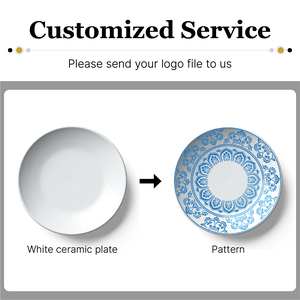 Bộ đồ ăn sứ xương mới bền vững của nhà cung cấp, màu trắng trơn, đĩa nhà hàng, đồ gốm sứ, đĩa ăn, bộ đồ ăn - Product Image 4