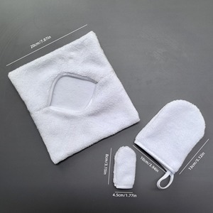 Serviette de maquillage magnétique écologique en microfibre douce, réversible, <span class=keywords><strong>lavable</strong></span> et réutilisable, gants démaquillants - Product Image 1
