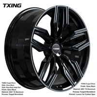 Pour jantes en alliage d'aluminium forgé de 18 à 24 pouces 22x9.5J 5x120/5x165.1/5x114.3/5x130
