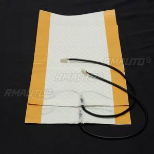 2 housses de siège chauffantes universelles pour voiture 12V, en fibre de carbone, coussin chauffant pour siège de voiture, chauffage pour l'hiver, tapis chauffant - Product Image 2