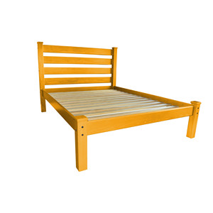 HMS mobili per la casa telaio letto completo in legno massiccio giallo uso Versatile - Product Image 3