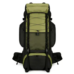 新款带雨罩的徒步背包轻便旅行背包防水野营背包