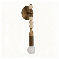 Lampe murale de style rétro français, pour salon de thé, chambre à coucher, bar, comptoir, couloir d'hôtel, décoration murale en pierre de grotte