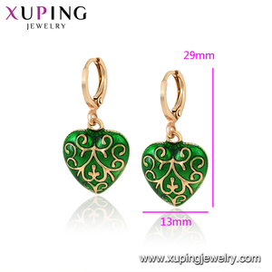 80502 xuping moda placcato oro <span class=keywords><strong>orecchini</strong></span> 2020 regali <span class=keywords><strong>festa</strong></span> <span class=keywords><strong>della</strong></span> <span class=keywords><strong>Mamma</strong></span> del cuore verde <span class=keywords><strong>orecchini</strong></span> per le donne - Product Image 2