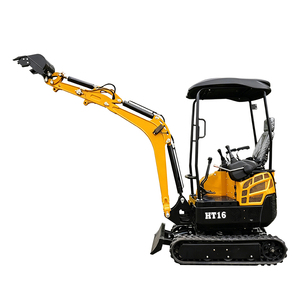 Excavadora Compacta de Orugas HIGHTOP HT16 de 1.6 Toneladas con Enganche Rápido y Accesorios de Pulgón y Martillo Rompedor - Product Image 1