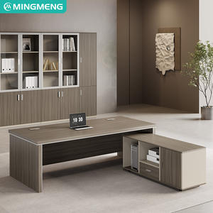 Bureau de direction simple et luxueux, bureau de cadre personnalisable, bureau de superviseur, bureau de travail élégant et durable - Product Image 5
