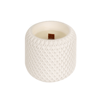 Bougies parfumées personnalisées haut de gamme en cire de soja, dans un gobelet en plâtre moderne, idéales pour Thanksgiving, Pâques, mariage, anniversaire – Vente en gros