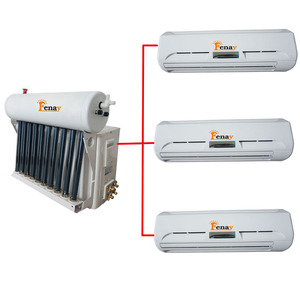 เครื่องปรับอากาศแบบแยกส่วน 3 โซน 36000 บีทียู ระบบไฮบริดพลังงานแสงอาทิตย์แบบหลอดสุญญากาศ พร้อมคอมเพรสเซอร์และสารทำความเย็น R410a - Product Image 3