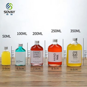 Botellas de Vidrio Vacías Personalizadas de 200 ml, 250 ml y 500 ml para Envasado de Vino, Botellas de Vidrio para Licores con Tapa de Aluminio - Product Image 5