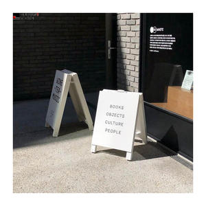 Mạnh Mẽ Gấp Kim Loại Hội Đồng Quản Trị Một Khung Dấu Hiệu Đứng Cho Vỉa hè Hiển Thị <span class=keywords><strong>Menu</strong></span> Hai Mặt Bảng Quảng Cáo - Product Image 5