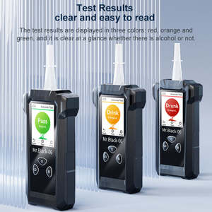 Venda quente Melhor Precisão Tipo Célula De Combustível Sopro Alcohol Tester Rápida Alco Digital Bafômetro <span class=keywords><strong>Detector</strong></span> De Álcool Respiração Tester - Product Image 4