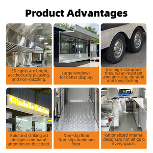 Remolque de Comida Portátil Ecológico de Alto Estándar para Hamburguesas y Pizza - Product Image 4