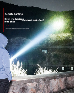 Mới Xách Tay Sáng Xhp70 Có Thể Sạc Lại <span class=keywords><strong>LED</strong></span> Khẩn Cấp Đèn Pin <span class=keywords><strong>Torch</strong></span> Ánh Sáng Dài Phạm Vi Năng Lượng Mặt Trời Tìm Kiếm Ánh Sáng Cho Săn Bắn - Product Image 6