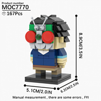 Kits de Ladrillos MOC Creatividad Cinematográfica Glinda, Contenedor de Ladrillos DIY, Juguetes de Construcción para Niños MOC7770