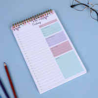 Cahier à spirale simple bobine Cahier de calendrier quotidien hebdomadaire créatif