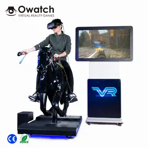 Amusement Virtual Reality Ride HTC VIVE VR Horse Riding Shooting Game Simulator