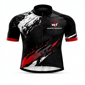 Ensemble de vêtements de cyclisme pour hommes de haute qualité, maillot de vélo à manches courtes et short à bretelles rembourrés pour le cyclisme sur route, option 3 : - Product Image 5