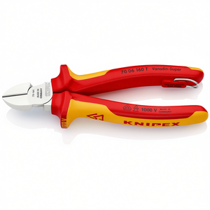 คีมตัดข้าง Knipex 160 มม. วานาดิน ซุปเปอร์ 1000V ฉนวนกันไฟฟ้า ผลิตในเยอรมนี - Product Image 1