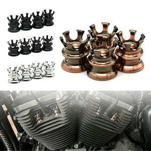 Tapa de Tanque de Combustible para Motocicleta Harley XL883 1200 X48 Dyna Buell 250, de Aluminio CNC, en Negro, Cromo, Dorado y Bronce - Product Image 4